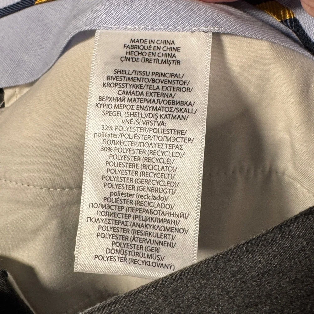 Polo Ralph Lauren Pants Mens 34x32 Gray Performance Stretch Twill Suit Trousers
